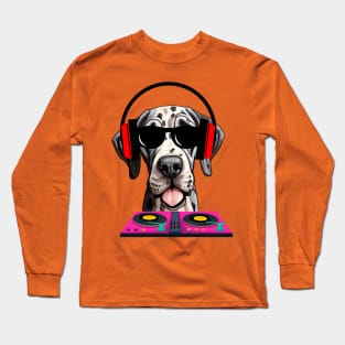 big dog dj Long Sleeve T-Shirt